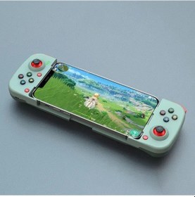 Resim Silver-gamepad Android iOS Uyumlu Eat Chicken Stretch Kablosuz Bluetooth Telefon İçin Gamepad'e Doğrudan Bağlı 