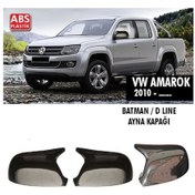 Resim Vw Amarok Yarasa Batman Ayna Kapağı Plastik Parlak Siyah 