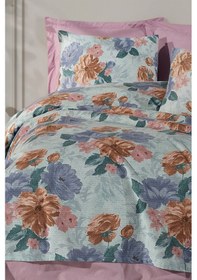 Resim Baskılı Pike Takımı Çift Kişilik Garden Yeşil Yeşil 