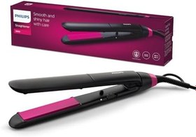 Resim Philips Saç Düzleştirici, Keratin Seramik Plaka, ThermoProtect Teknolojisi, 2 Sıcaklık Ayarı, Tuş Kilidi, 60 Saniyede Isınma, 220°C’ye Kadar Sıcaklık Ayarı, BHS375/00 