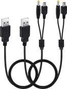 Resim Mcbazel 2'si 1 Arada PSP Şarj Kablosu - PSP1004/3000/2000/1000 için 2 Adet USB Şarj Kablosu 