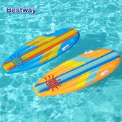 Resim Bestway marka 1 adet su üzerinde yüzen yatak, şişme yatak, yüzme, yaz eğlencesi, havuz partisi için 