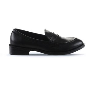 Resim Bueno Shoes Siyah Deri Kadın Loafer 01wt2409 