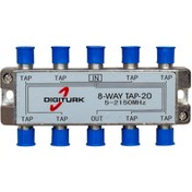 Resim DIGITURK 5-2150 MHZ 20DB 8 YOLLU TAP SWITCH 1\u002F8 SPLITTER 