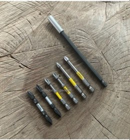 Resim Dwk Ph2 Bits Uç Mıknatıslı Phc Yıldız Uç Ph2 Sac Vida Sıkma Ucu 65mm 7li 