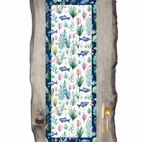 Resim Balıklar Desen Ranır - Runner 