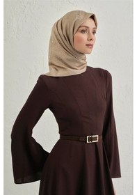 Resim Armine Floş Pamuk Eşarp 1 - 95 X 95 / Vizon - 64 Vizon - 64 