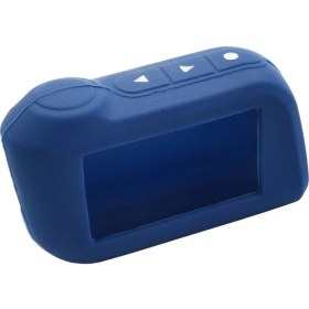Resim Koyu Mavi Starline A63 A39 A36 A66 A96 2 Yönlü Araç Alarmı LCD Uzaktan Kumanda Silikon Anahtarlık Kılıfı (Yurt Dışından) 