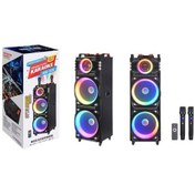 Resim Platoon Pl-4610 Bt,sd,usb Bağlantılı Karaoke Mic. Rgb Işıklı Speaker 30 İnç Ndr-1526 