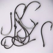 Resim 200 Adet Ağır Hizmet Tipi Dikenli Uzun Saplı Balıkçı Kancaları ile Şiddetli Nokta & Eğimli Agız - Deniz Çekirdeği, Alabalık Şahini, Şaşılak Levrek ve Somon için Büyük Göz Tasarımı - Tatlı Su ve Acısu Avcılığına uygun Dayanıklı Siyah Kanca Tutucularla Sahte Yemleme Kayayavruk balık avlamaya ideal. Kolay serbest bırakma özelliği ile etkin kapanış sağlar, Balıkçılık İğneleri,Balıkçılık Ekipmanları ve Malzemeleri,Balık Oltaları,Somon Balıkçılığı Kancalar,Balıkçılık Ekipmanları 