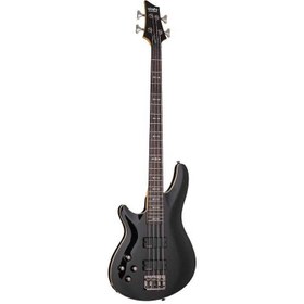 Resim Schecter Omen-4 LH Solak Bas Gitar (Gloss Black) 