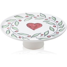 Resim The Mia Luv Ayaklı Servis Tabağı 10x30 Cm Çok Renkli 