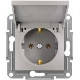 Resim Schneider Eph3100169 Asfora Bronz Kapaklı Topraklı Priz 