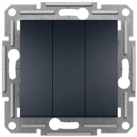 Resim Schneider Electric Eph2100171 Asfora Antrasit Üçlü Anahtar 