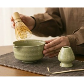 Resim Mermery Japon matcha demleme seti beş parçası set 