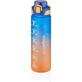 Resim Vagonlife VGN2310 1000ml Mavi Tritan Matara 