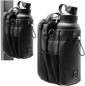 Resim Magnetic Bag Company - Erkekler ve kadınlar için manyetik şişe çantası askılı çanta | Spor salonu, seyahat, iş ve spor için manyetik spor çantası | Manyetik ataşmanlı eşyalarınızı kirli spor 
