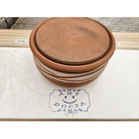 Resim Yoğurt Güveci Büyük Boy Toprak Yoğurt Güveci 