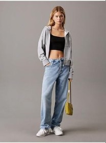 Resim Calvin Klein Woven Label Sweater Bralette Spor Sütyeni, J20J225227 