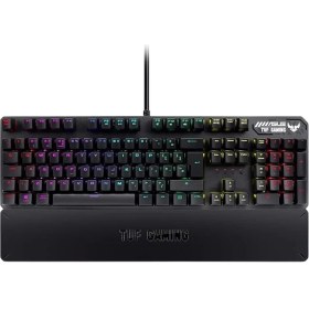 Resim Asus TUF Gaming K3 Red Switch Mekanik RGB Gaming Klavye 