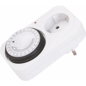 Resim K2 KT287A Priz Tipi Mekanik Zaman Saati 