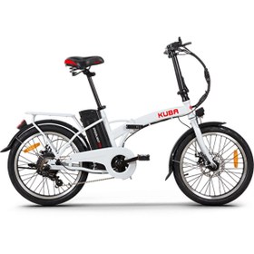 Resim Kuba Speedliht Pro Beyaz Elektrikli Katlanabilir Bisiklet 
