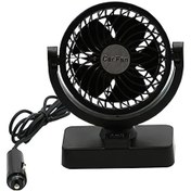 Resim Oto Vantilatör Torpido Üstü Çift Kademeli Ayarlı 12 Volt 