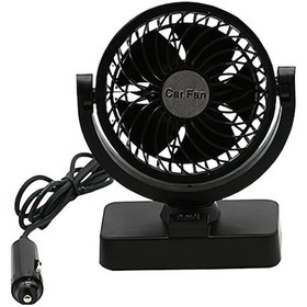 Resim Oto Vantilatör Torpido Üstü Çift Kademeli Ayarlı 12 Volt 