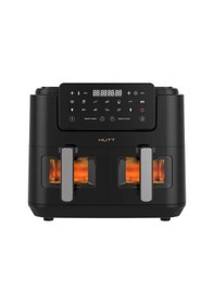 Resim Hutt D9 Çift Hazneli 9 Lt Airfryer Yağsız Fritöz 