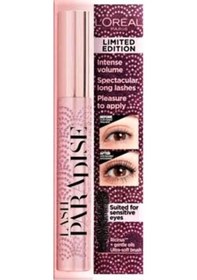 Resim L'Oréal Paris Lash Paradise Maskara 01 Siyah Hint Yağı Ile Zenginleştirilmiş Siyah Hacim Maskara 