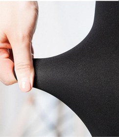 Resim Kompedan Termal İçi Peluş Kışlık Kadın Tayt İçlik Siyah 