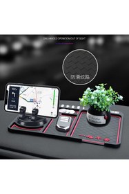 Resim TİNEKE Araç Içi Kaydırmaz Torpido Organizeri Sihirli Ped Telefon tutucu Torpido Kaydırmaz Ped 