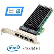 Resim Open Smart 4 Port Intel E1G44ETBLK 1GbE Ethernet Kart - OPS7229NT 