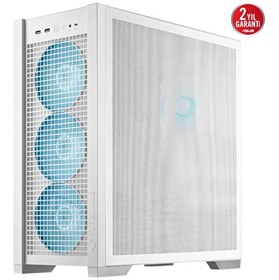Resim Asus GT302 TUF Gaming ARGB Tempered Glass Beyaz USB 3.2 E-ATX Mid Tower Kasa 90DC00I3-B19000 