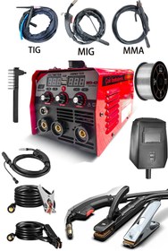 Resim STAXX POWER 3'ü 1 Arada MIG + İnverter Kaynak +TIG 3 Fonksiyonlu Gazsız Gazaltı Dijital Ekran + Kaynak Teli 