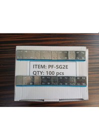 Resim Yapıştırma Balans Kurşunu, Galvaniz Sac Üzeri Geniş Mavi Bantlı, 5-10 Gr 100 Ad/pk , 4 Pk 24kg Koli 
