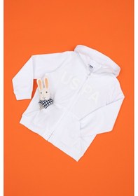 Resim U.s. Polo Assn. Erkek Çocuk Beyaz Sweatshirt 50279797-vr013 Beyaz 