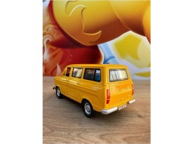 Resim Scntoys Oyuncak Metal Çekbırak Havalı Korna Ford Minibüs Sarı Eski Nostaljik Minibüs Sesli Işıklı Ford 
