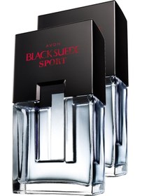 Resim Avon Black Suede Sport Erkek Parfüm Edt 75 Ml. Ikili Set 