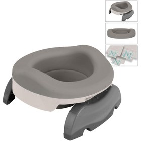 Resim Potette Plus Portatif Katlanabilir Bebek Lazımlık ve Tuvalet Adaptörü Combo Paket 