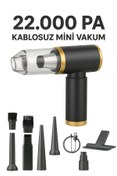 Resim FİOPLUS Premium Kablosuz Araç İçi Süpürge Mor | 22000PA Güçlü Vakum | Fırçasız Motor | Üfleme & Vakum Ö 