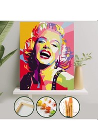 Resim Sayılarla Boyama Tuval Seti 40X50 Cm - Marilyn Monroe 