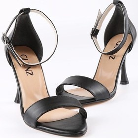 Resim Glenz Kadın Stiletto Bantlı Bilekten Tokalı Topuklu Ayakkabı Ts1138 001 