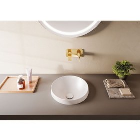 Resim Artema Suit U Ankastre Sıva Üstü Lavabo Bataryası Altın A4248723 