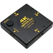 Resim Wozlo 4K Destekli HDMI Switch 3 Port HDMI Çoklayıcı Ultra Hd Çoğaltıcı 4KX2K 3840X2160P 