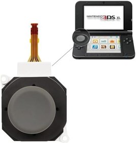 Resim Nintendo 2DS/3DS/3DS XL Analog Başparmak Çubuğu Joystick için 3D Joystick Yedeği, Daire Ped Kapağı ile 