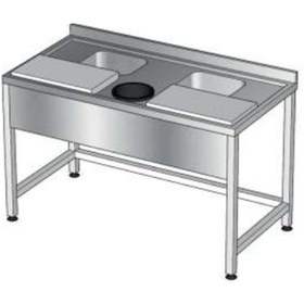 Resim Pimak Balık Hazırlama Tezgahı 140 X 70 X 85 Cm 