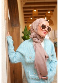 Resim Silk Home Deluxe Şal 40006-16 Pudra 