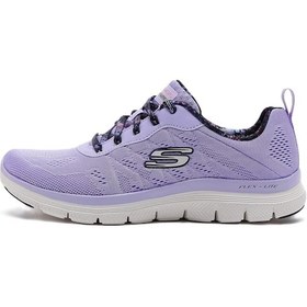 Resim Skechers Appeal 4.0-floral Ground Memory Foam Womens Sneaker Hafızalı Taban Kadın Günlük Spor Ayakkabı Mor 