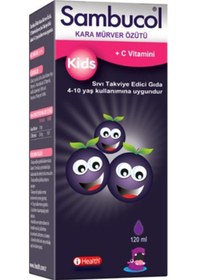 Resim Sambucol Kids Kara Mürver Özütü Çocuk 120ml 